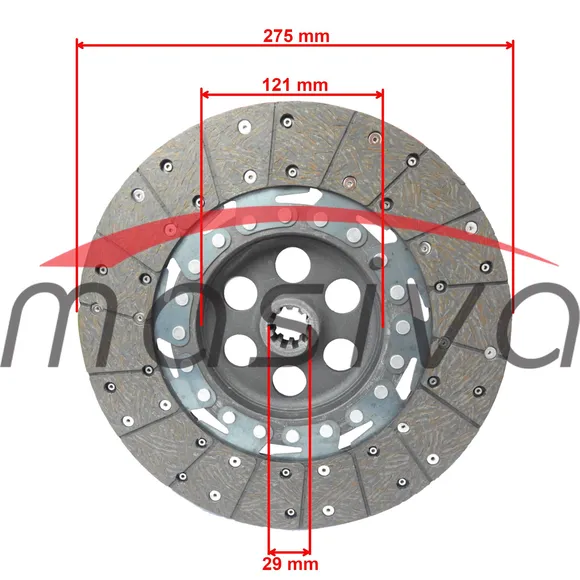 LAMELA VUČNA MASSEY FERGUSON MF-135-165-265    280mm  Z=10 x 1"1/8-2