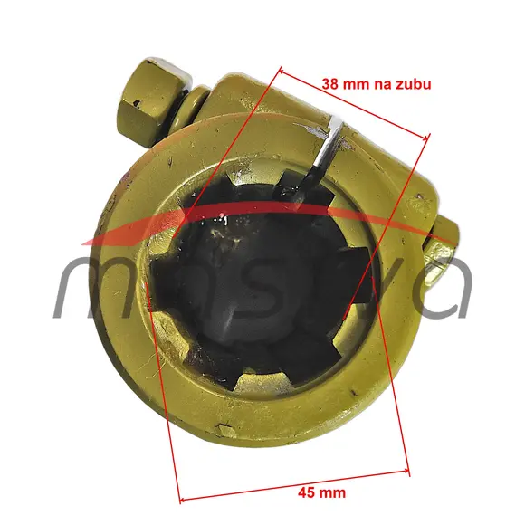 PRODUŽETAK KARDANA  1"3/4"  Z=6  NA 1"3/4" Z=20  L=175-2