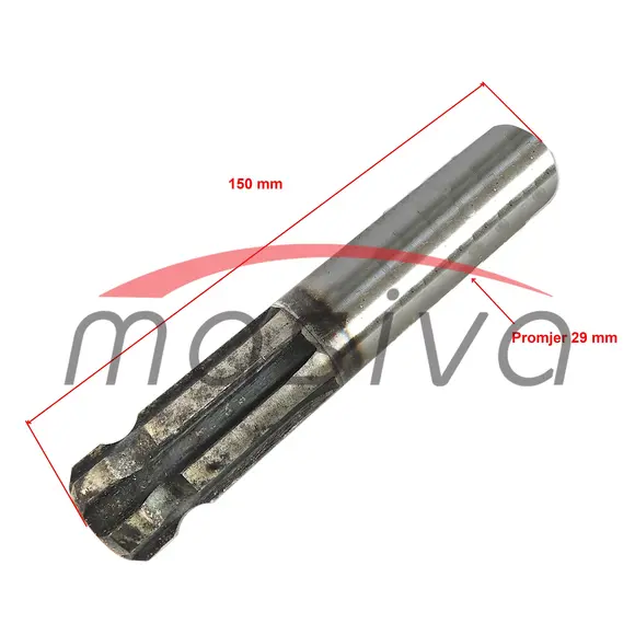 OSOVINA KARDANA 1"1/8" Z=6  L=150-2