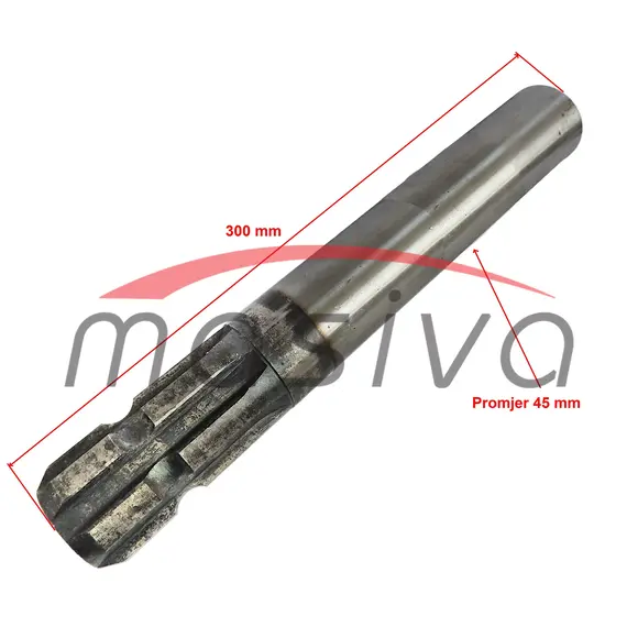 OSOVINA KARDANA 1"3/4" Z=6  L=300-1