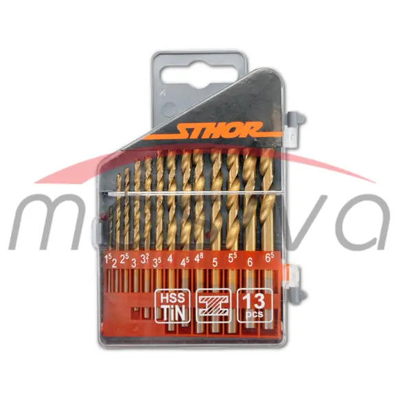 GARNITURA SVRDLA SPIRALNIH 1,5-6,5 mm TYTAN-0