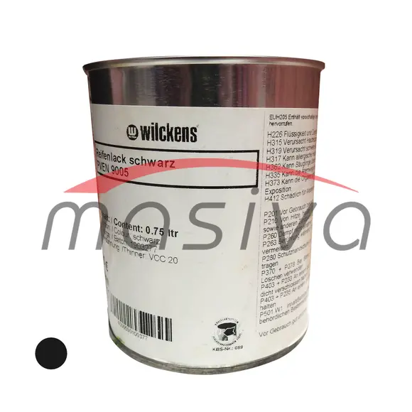 BOJA CRNA ZA GUME GRANIT 1 KG-0