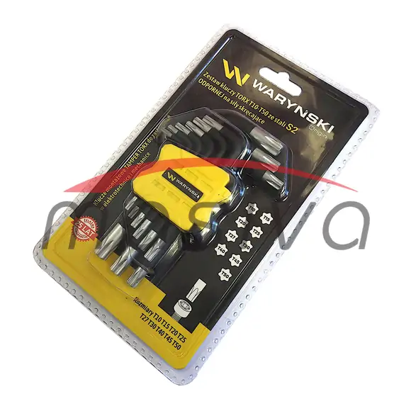 TORX KLJUČEVI SET T10-T50 9/1-0