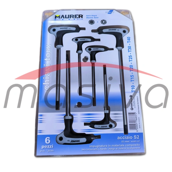KLJUČEVI T TORX GARNITURA T10-T50-0