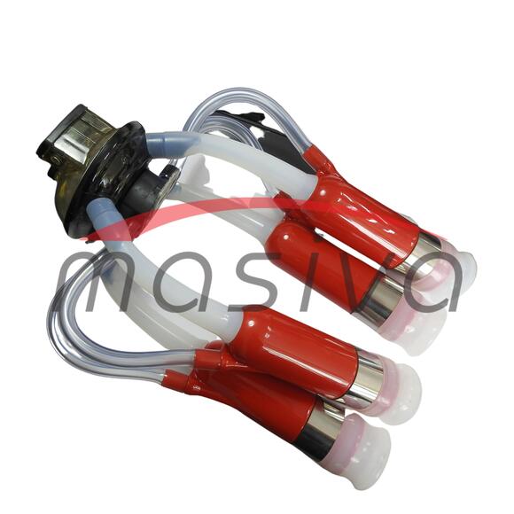 MUZNA JEDINICA ZA KRAVE, SABIRNIK 450 cc, DRŽAČ INOX, SILIK. SISNE GUME KURTSAN-0