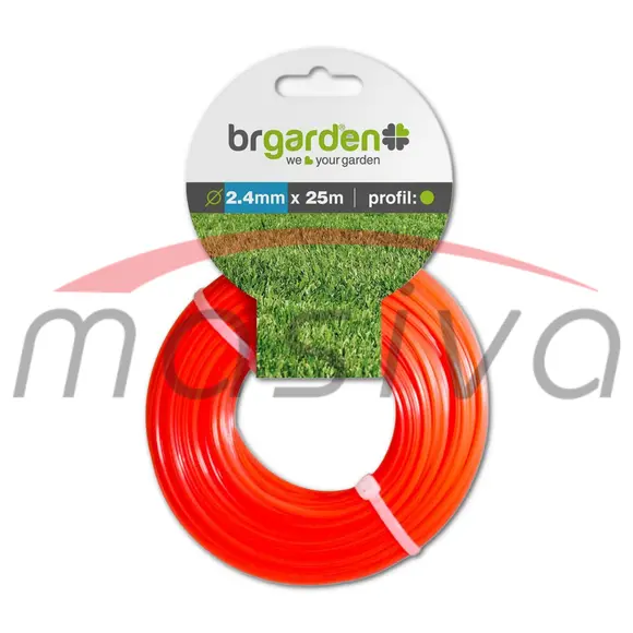 FLAKS NIT ZA TRIMER 2,4 mm, 25 m, KOCKASTI BRGARDEN-0