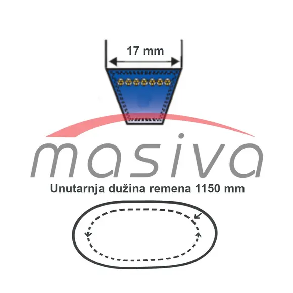 REMEN KLINASTI 17 X 1150 NJEMAČKA-1