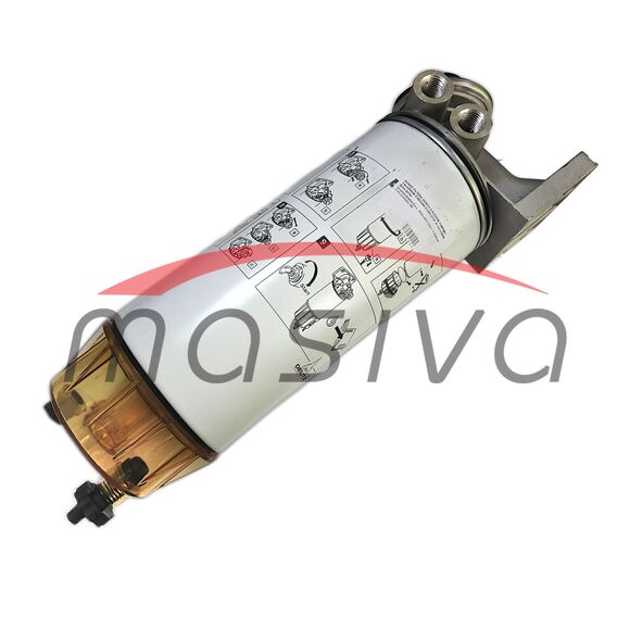 NOSAČ FILTERA GORIVA S RUČNOM PUMPOM I TALOŽNOM ČAŠICOM KOMPLETNI  M-16x1,5 MASI-1