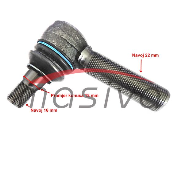 KRAJNIK SPONE UNIVERZAL K-18 X M-22 X 1,5-1