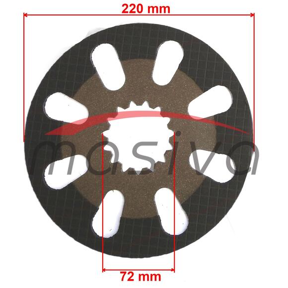 DISK FRIKCIONI KOČNICA ZETOR 8,75X6 PROX-6