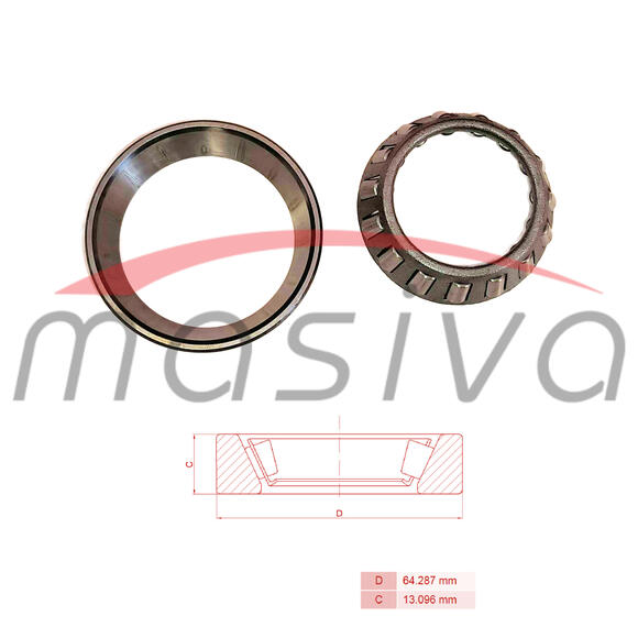 LEŽAJ VRETENA VOLANA IMT 558-577 MANJI  35BC/36X-2