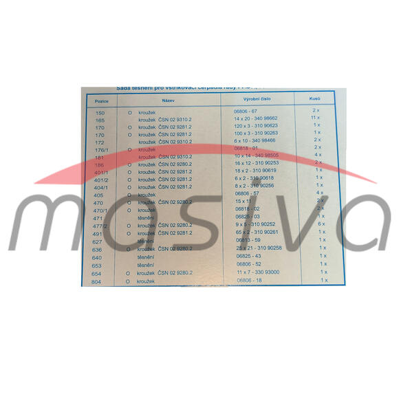 SET GUMICA ZA REPARACIJU BOSCH PUMPE ZETOR-2