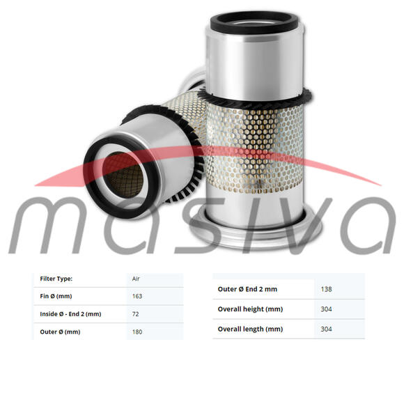 FILTER ZRAKA VANJSKI MASSEY FERGUSON 374-1