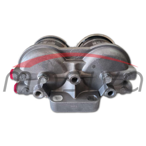 NOSAČ FILTERA GORIVA KOMPLETNI DUPLI SA ALUMINISKOM I STAKLENOM ČAŠICOM IMT-539-2