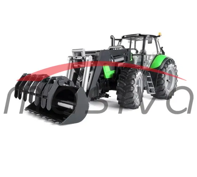 IGRAČKA TRAKTOR DEUTZ FAHR 8280TTV SA UTOVARIVAČEM-0