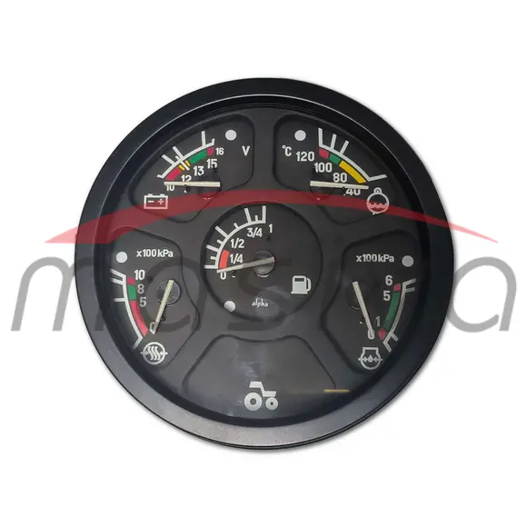 KOMBINIRANI INSTRUMENT BELARUS MTZ-82,820,952 140mm 12V SREDNJI SAT NIVO GORIVA-0