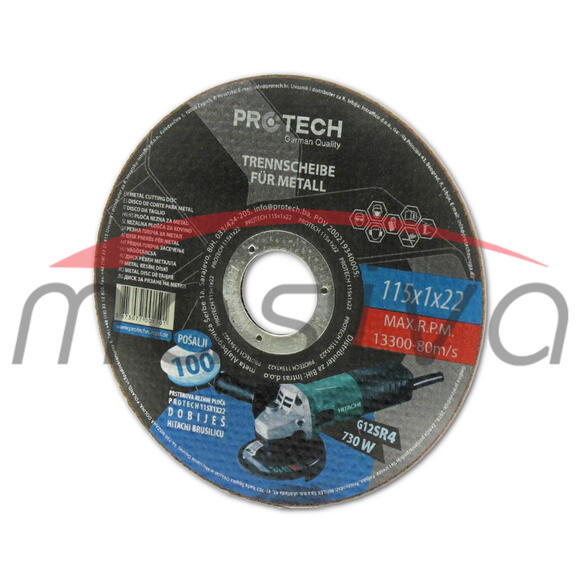 PLOČA REZNA 230 X 1,9 X 22 mm INOX-0