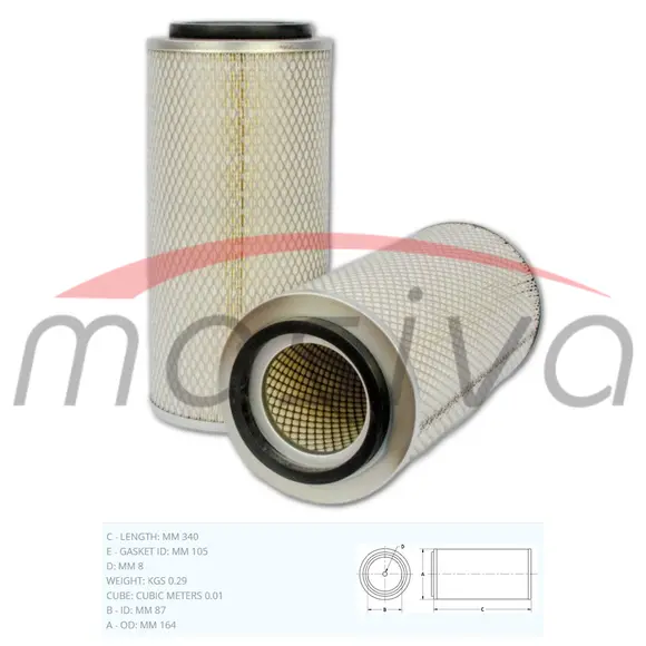 FILTER ZRAKA JD CASE IH FENDT FIAT FORD HURLIMAN LANDINI MF-0
