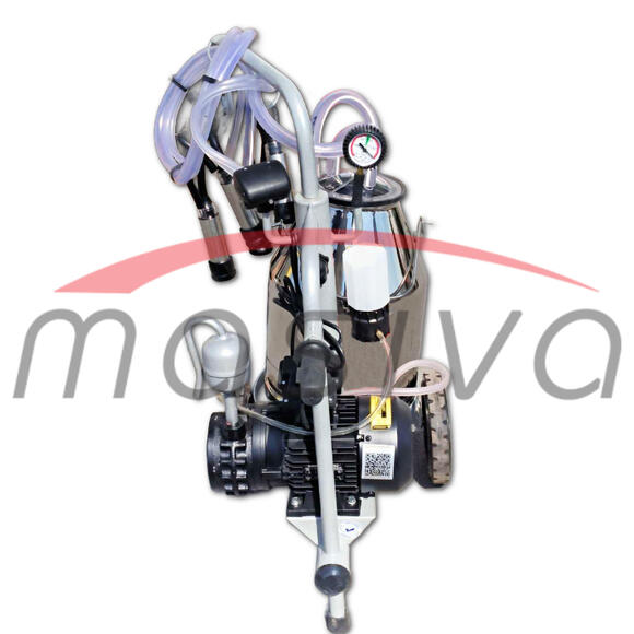 MUZILICA ZA KRAVE 1 JEDINCE, 1 KANTA 30l - ULJNA PUMPA, CRNE SISNE GUME, MASIVA-2