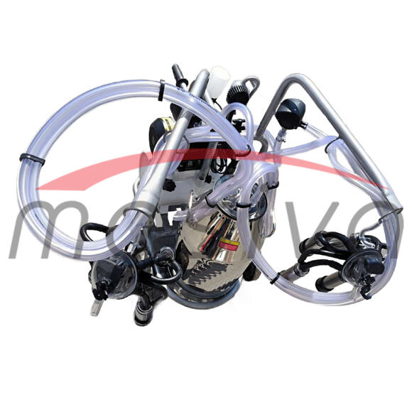 MUZILICA ZA KRAVE 2 JEDINICE, 1 KANTA 40l - ULJNA PUMPA, CRNE SISNE GUME, MASIVA-5