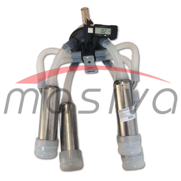 MUZNA JEDINICA ZA KRAVE, SABIRNIK 240 cc, INOX DRŽAČ, SILIK. SISNE GUME  MASIVA-5