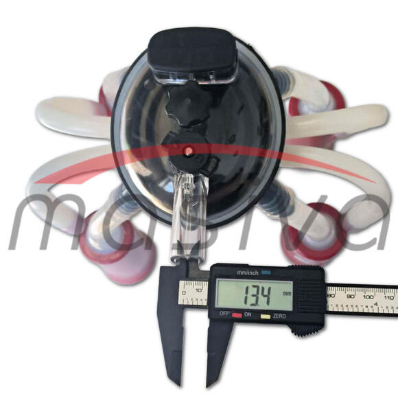 MUZNA JEDINICA ZA KRAVE, SABIRNIK 240 cc, PVC DRŽAČ, SILIK. SISNE GUME MASIVA-5