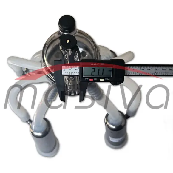 MUZNA JEDINICA ZA KRAVE, SABIRNIK 320 cc, INOX DRŽAČ, SILIK. SISNE GUME MASIVA-4