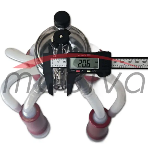 MUZNA JEDINICA ZA KRAVE, SABIRNIK 320 cc, PVC DRŽAČ, SILIK. SISNE GUME MASIVA-4