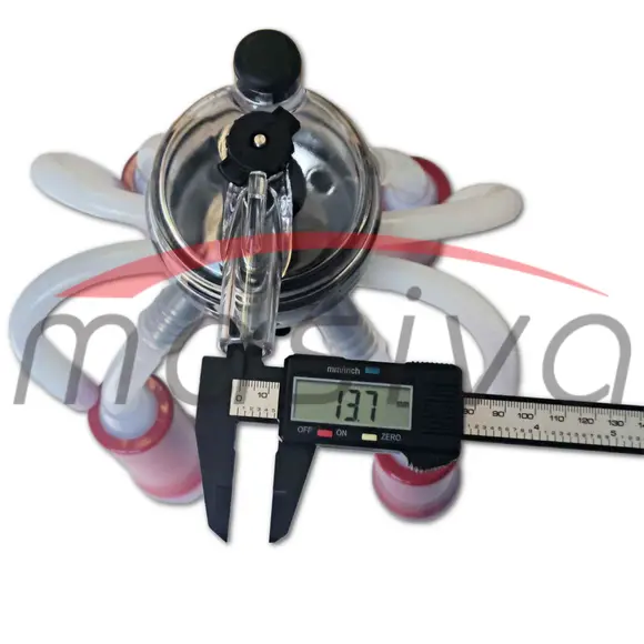MUZNA JEDINICA ZA KRAVE, SABIRNIK 320 cc, PVC DRŽAČ, SILIK. SISNE GUME MASIVA-5