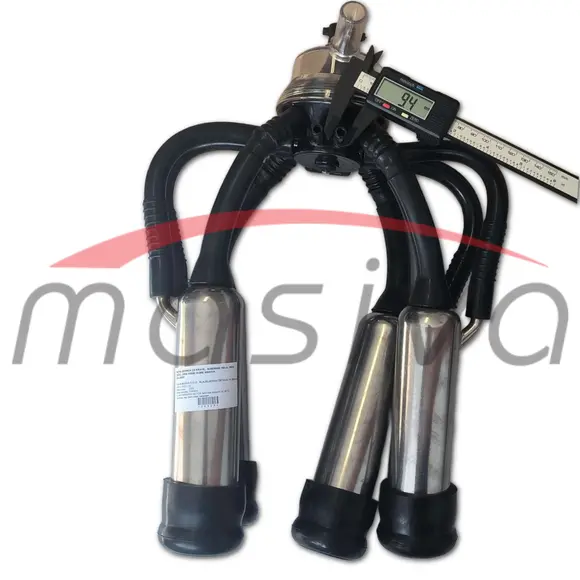 MUZNA JEDINICA ZA KRAVE,  SABIRNIK 160 cc, INOX DRŽAČ, CRNE SISNE GUME MASIVA-5
