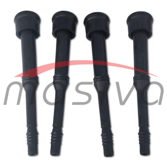 SISNA GUMA DUGAČKA CRNA 306 mm, FI 25 mm, FI 10,5 mm - SET, MASIVA-0