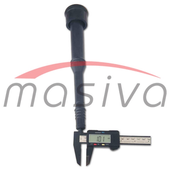 SISNA GUMA DUGAČKA CRNA 306 mm, FI 25 mm, FI 10,5 mm - SET, MASIVA-3