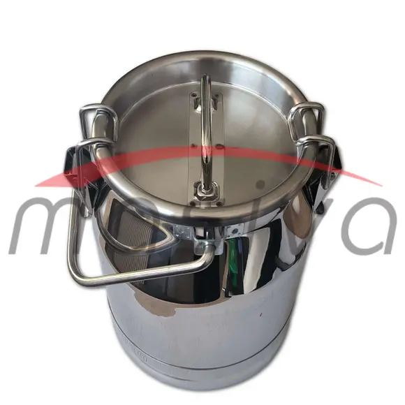 KANTA ZA MLIJEKO S POKLOPCEM - 5 l, INOX MASIVA-2