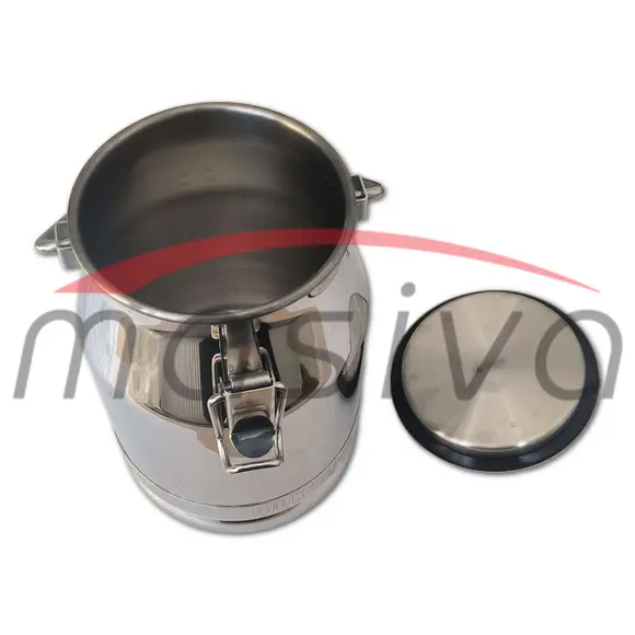 KANTA ZA MLIJEKO S POKLOPCEM - 5 l, INOX MASIVA-4