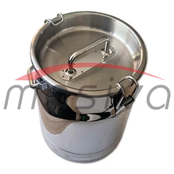KANTA ZA MLIJEKO S POKLOPCEM - 10 l, INOX MASIVA-3
