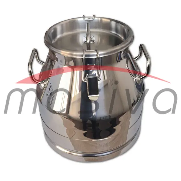 KANTA ZA MLIJEKO S POKLOPCEM - 20 l, INOX  MASIVA-0
