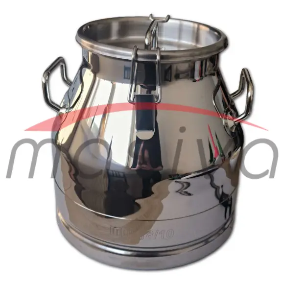 KANTA ZA MLIJEKO S POKLOPCEM - 20 l, INOX  MASIVA-2