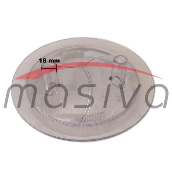 POKLOPAC KANTE RADNE MUZILICE PVC S DVA IZVODA FI 15 cm MASIVA-0