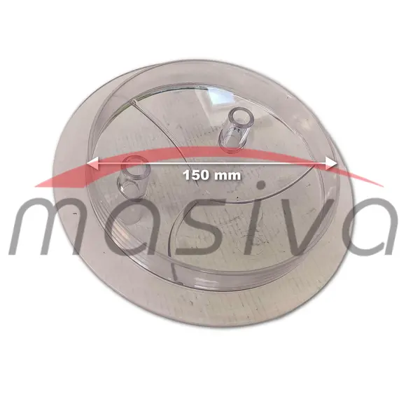 POKLOPAC KANTE RADNE MUZILICE PVC S DVA IZVODA FI 15 cm MASIVA-2
