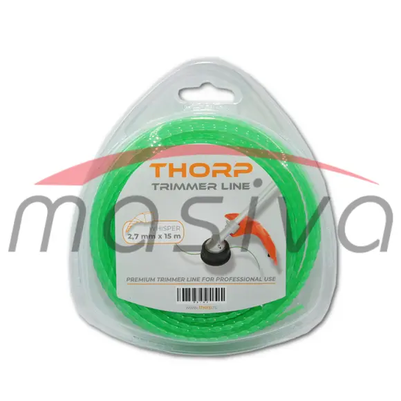 FLAKS NIT ZA TRIMER 2,7 mm 15 m SPIRALNI THORP-0