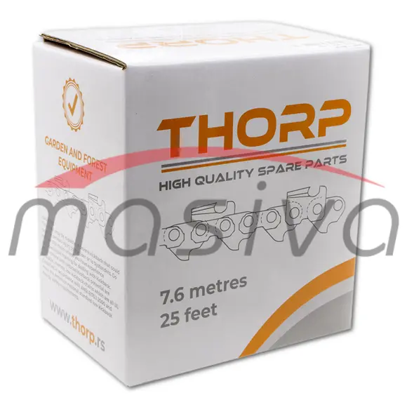 LANAC ZA MOTORNU PILU U ROLI 3,25"-1,3mm (CIJENA JE ZA JEDAN ZUB)  THORP-0