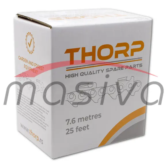 LANAC ZA MOTORNU PILU U ROLI 3/8"-1,5mm (CIJENA JE ZA JEDAN ZUB)  THORP-0