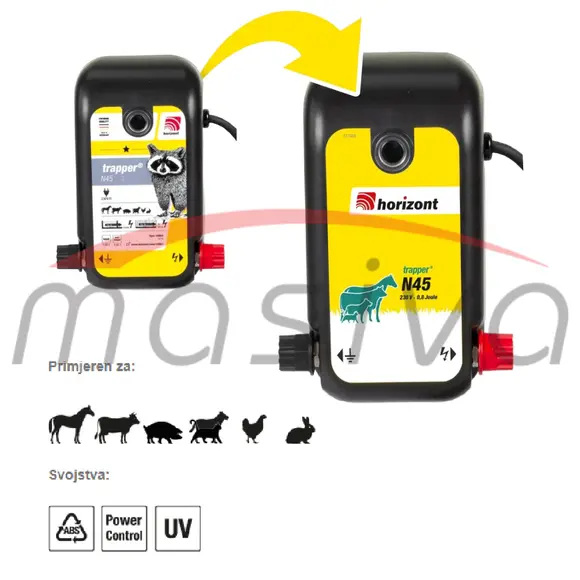 PASTIR 230V/15km 0,8J TRAPPER N45-0