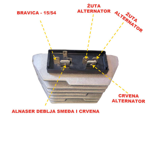 REGULATOR NAPONA ZA LOMBARDINI S KONEKTOROM LDA-97/100/820/672  TV-418-523-730-1