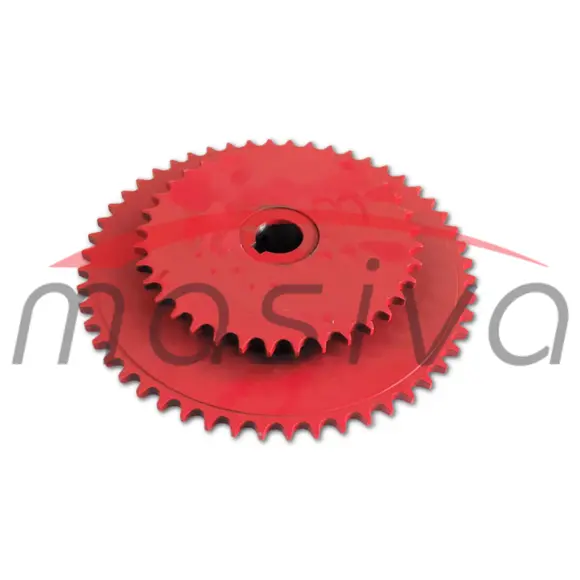 LANČANIK DUPLI POGONA OSOVINA POTISKIVAČA KLJUNA BERAČA SIP EKO3000,3500,Z=52/36-1