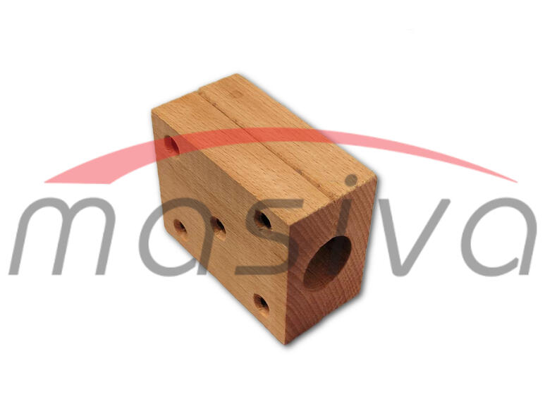 LEŽAJ DRVENI SLAMOTRESA KOMBAJNA ZMAJ 132 50 X 75 X 98 X FI 30 mm-0