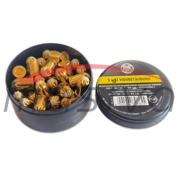 METAK ZA OMAMLJIVANJE ŽUTI 9 mm-0