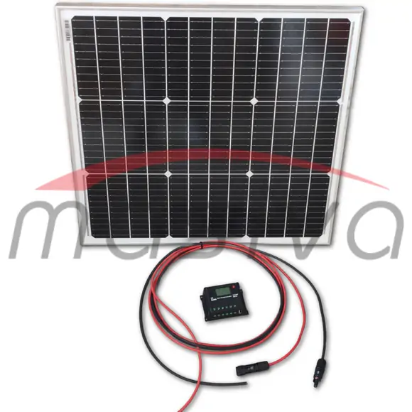 PLOČA SOLARNA ZA NAPAJANJE PASTIRA 65W (PLOČA,KABAL,REGULATOR)-1