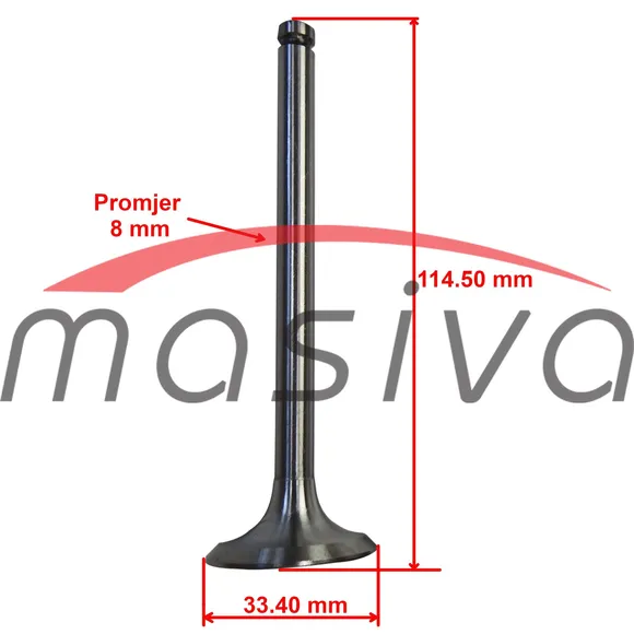 VENTIL ISPUŠNI IMT-533 IM033 IMT-539 M-33 IMT-560 M-34    702731-1