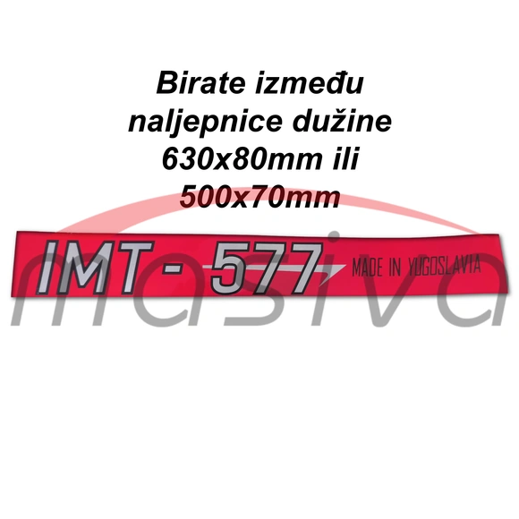 NALJEPNICA IMT-577 CRVENA    85 x 600-0